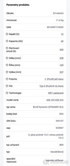 autobaterie VARTA BLUE Dynamic 45Ah, 12V, B33 - 3