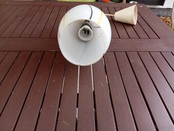 Prodám retro svítidlo, stínítko s bruselským dekorem - 3