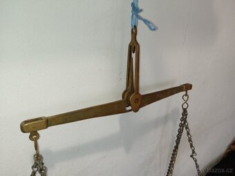 Závěsné váhy mosaz a měď - 3