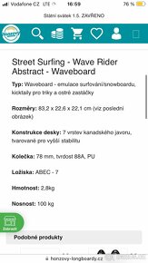 Waveboard Street Surfing - Wave Rider Abstract - 3