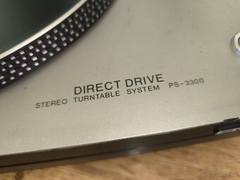 Sony PS-3300 Direct drive gramofon (1976),čti popis - 3