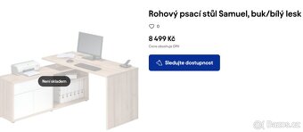Prodám rohový psací stůl - 3