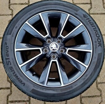 Disky originál Škoda Yeti,Octavia Scout 5x112 R17 Matterhorn - 3