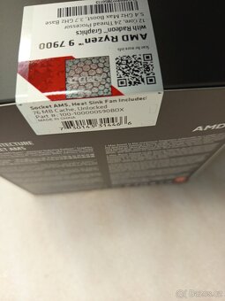AMD Ryzen 9 7900 AM5 Socket - NOVÝ, NEROZBALENÝ - 3