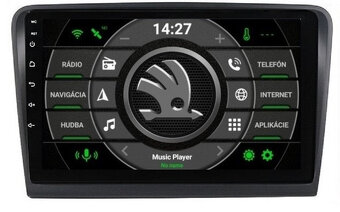 10" Škoda Superb 2 - Android 13/14 - Gps rádio - 3