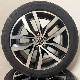 VW GOLF VII R 5x112 R17 ET49+LETNÍ 225/45R17 7mm - 3