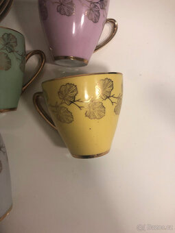 sada 6 hrnečků a talířků - 3