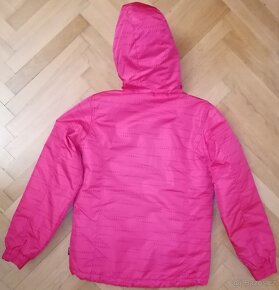 Dívčí zimní červená bunda s kapucí SAM73 vel. 164 - 3