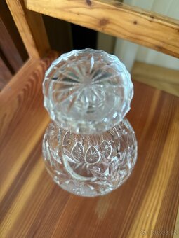 Karafa skleněná na whisky výška 24 cm - 3