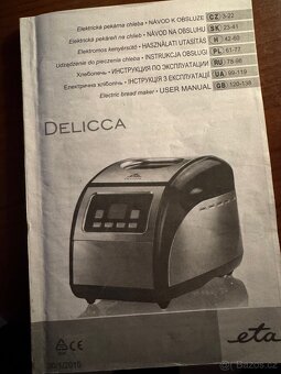 Domaci elektricka pekarna Eta Delicca - 3