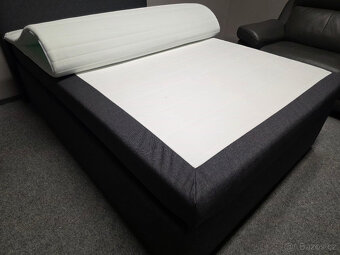Nová boxspring postel DUKE 140 antracit - 3