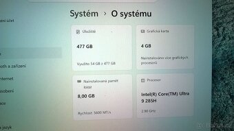 HP  14"  Intel Core Ultra 9 285H + Nvidia,  s vadou - 3