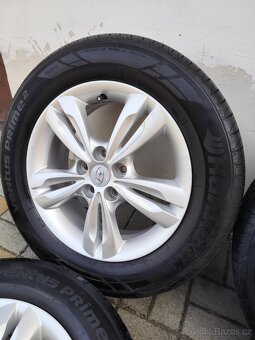 ALU 5x114.3 r17 HYUNDAI + LETNÍ PNEU - PĚKNÁ SADA - 3