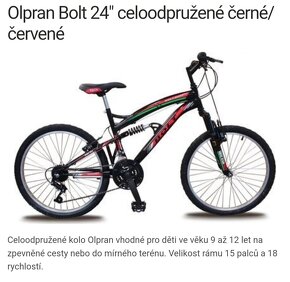 Chlapecké kolo Bolt velikost 24 - 3