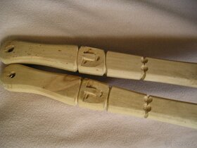 Dřevěná vidlička+lžíce 73cm - 3