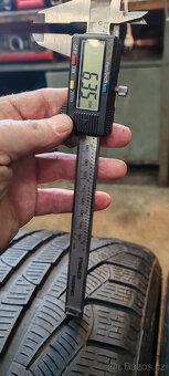 2 zimní pneumatiky PIRELLI 245/45R17 99H 7,00mm - 3