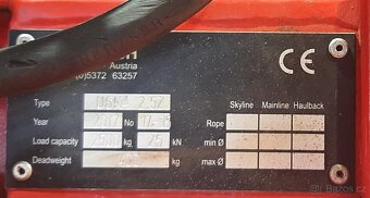 lesní lanovka - vozík USKA 2,5 - 3