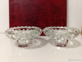 Skleněný stojan na svíčku 2 ks - 3