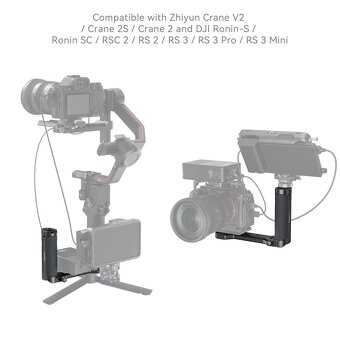 SmallRig 2786 Boční rukojeť pro gimbal, boční držák na blesk - 3