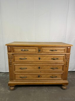 Starožitná rustikální komoda (137008) - 3