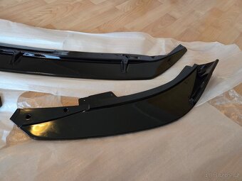 Přední spoiler nový leskle černý - 3