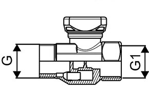Uponor Vario regulační kulový ventil G1 - Rp1, Set za 20% - 3
