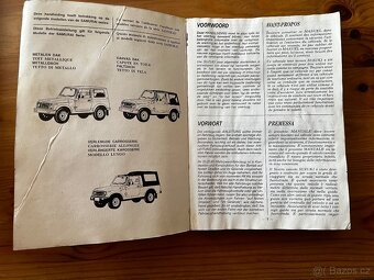 Příručka a manuál Suzuki Samurai - 3
