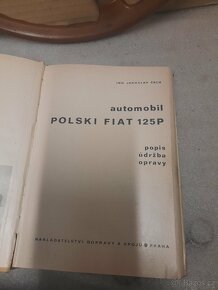 Prodám návody Fiat 125p,prospekt Renault, tab.Porsche - 3