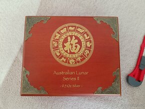 Kompletná sada Austrália LUNAR II (12x 0,5 oz Ag 999) - 3