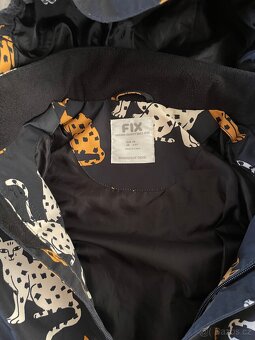 Nepromokavá kombinéza s leopardy Lindex FIX - 3