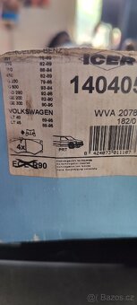 Brzdové destičky Mercedes Sprinter, G Klasse, VW LT - 3