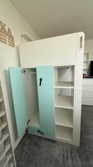 Dětská patrová postel Smastad s psacím stolem - 3