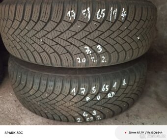 ZIMNÍ KOLA FORD FIESTA  175/65/14 PLECHOVÉ - 3