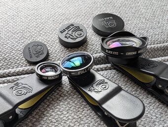 3 Objektivy BLACK EYE na mobilní telefony - 3