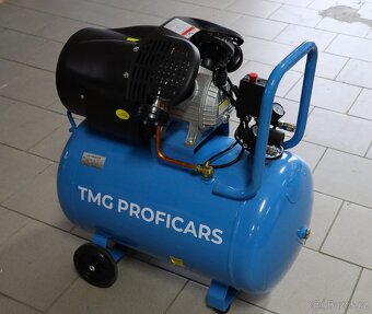 Vzduchový dvoupístový kompresor 100L,“V“ - 3