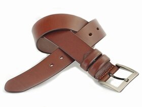 Pánský kožený opasek M4015 o šířce 4 cm - 3