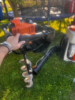 Stihl BT 131 + vrták 150mm půdní vrták jamkovač zánovní - 3