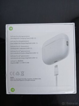 🎧 Apple AirPods Pro 2 – novĂ©, originálnĂ, zabalenĂ© – Pardub - 3