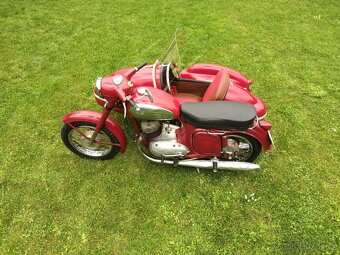 Jawa 350 se sajdou Velorex 560 - 3