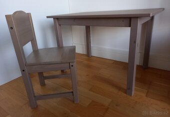 Dětský stolek se židličkou Ikea  SUNDVIK - 3