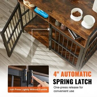 Nová klec pro pejsky s úložným prostorem - 3