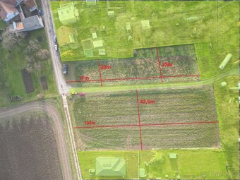 Kyselovice okr. Kroměříž, stavební pozemek 6449m2 - 3