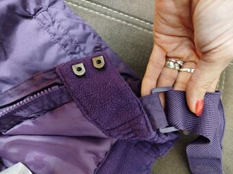 Dívčí oteplovačky / lyžařské kalhoty Kik vel 104 - 3