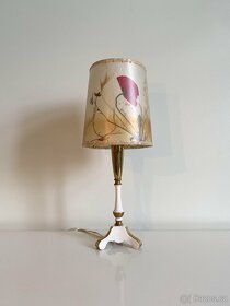 Vintážní celomosazná stolní lampa z Nemecka - 3