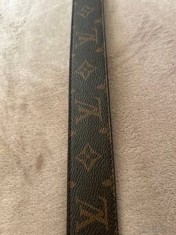 LOUIS VUITTON BROWN MONOGRAM BELT SZ - 3