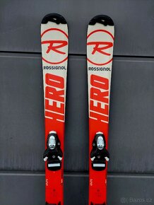Lyže ROSSIGNOL HERO, 120 cm + lyžáky SALOMON - 3