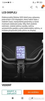 Prodám elektrokolo Ridstar - 3