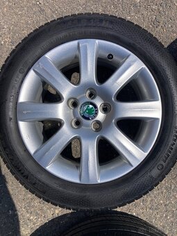 Alu 5x100,r15 Škoda Roomster,Fabia r195/55 r15 - 3