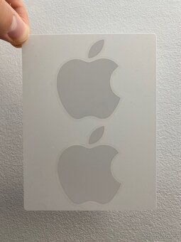 Apple Originální Nálepka Bílá Top Stav - 3
