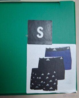 3x Pánské boxerky Adidas S nové - 3